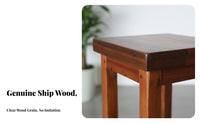Potted Plant Pedestal Chinese Design Design Tiered Wooden Pedestal Indoor & Outsideside Door Rustic Look for Balcony
