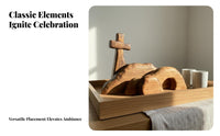 Easter Resurrection Scene Set 3D Layered Design Resurrection Scene Decoration Bundle Inspirational Scripture Wooden Resurrection Scene