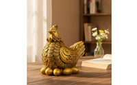 Cockerel Figurine Brass Cockerel Ornament Charming Sculpture for Home Decor