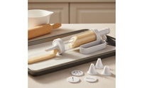 19 Pieces Cookie Kit Holiday Themed Shapes Cookie Multifunctional Cooking Supplies for Kids