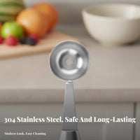Stainless Steel Fruit Baller Easy to Clean Fruit Baller Ladle Fruit Platter Garnish Tool Comfortable Grip Kitchen Utensil