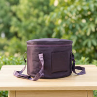 Padded Singing Bowl Bag with Shoulder Strap Oxford-Cloth Crystal Singing Bowl Case Safeguarding Travel Bag with Zipper Portable for Practitioners, Musicians, Performances, Rehearsals