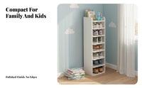 Narrow Shoe Rack Space-Saving Entryway Shoe Stand Simple Design Household Storage for Families, Apartment Dwellers, Small Areas, Hallway, Closet