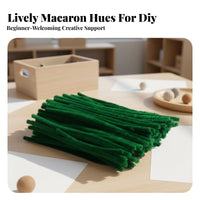 100 Pieces Pipe Cleaners Multicolor Chenille Bright Colors Colored Pipe Cleaners for Kids, Crafters, Kindergarten, Classroom, Party Decoration