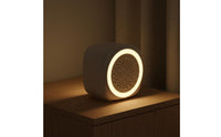 Auto-Shut Timer Ambient Sound Machine Rechargeable Battery Portable Sleep Sound Device Type-C Charging Cube Night Light Speaker Adjustable Volume for Office