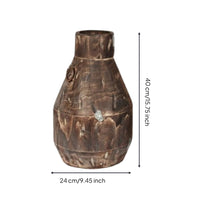 Wabi-Artisanal Imperfection Style Vase Vintage Look Rustic Elegance Style Pot Handmade House Decoration for Entryway