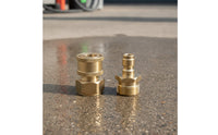 Pressure Washer Fitting Threaded Quick Connector Quick Connect and Disconnect Coupler for Car Vehicle Cleaners
