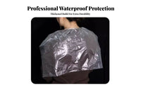 100 Pieces Hygienic Disposable Shampoo Cape Lightweight Waterproof Shampoo Apron Full Coverage for Beauticians, Shampooing, Barbershop, Home