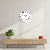 Barber Wall Clock Decorative Wall Clock with Silent Movement Round for Barbers