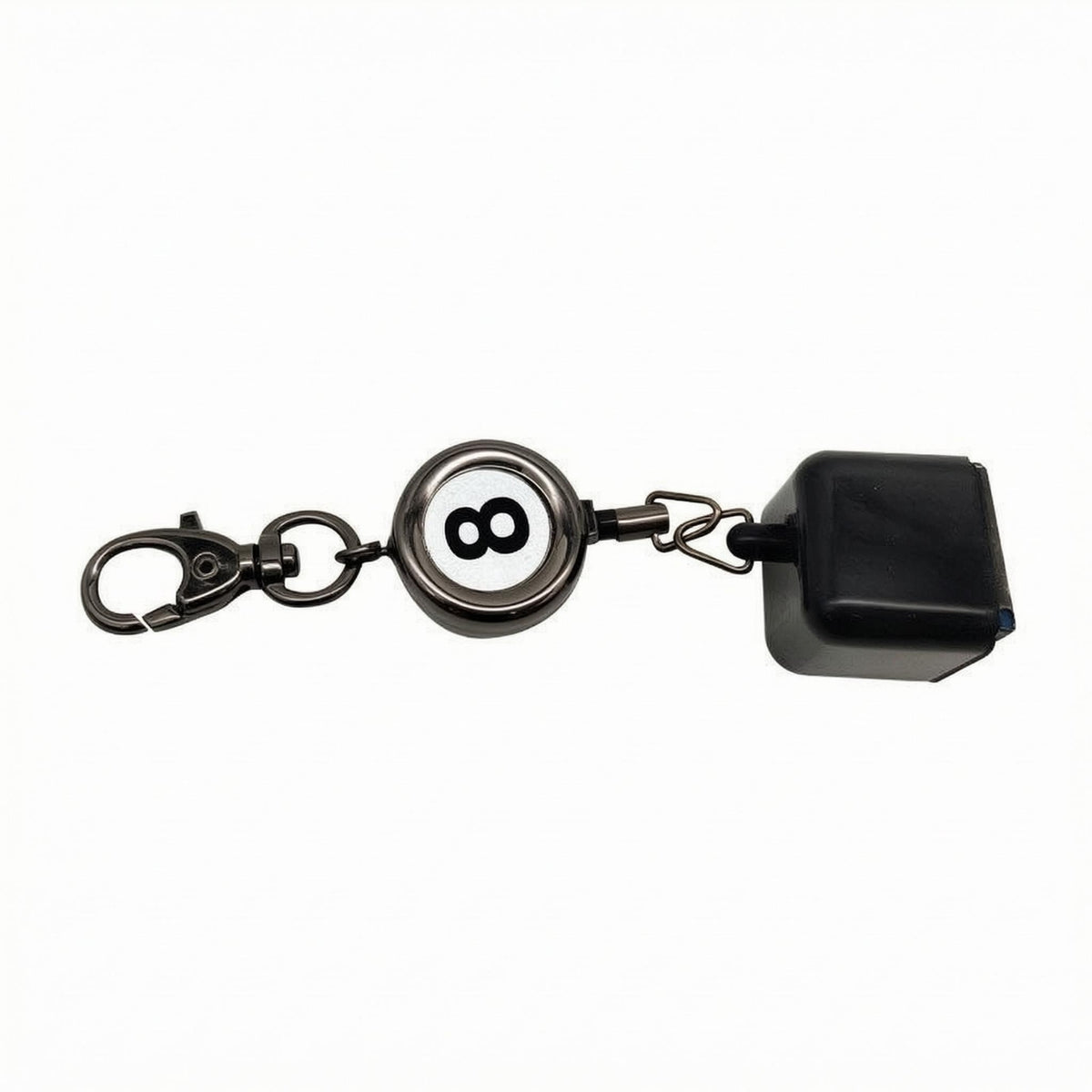 Billiard Chalk Holder Clip Metal Retractable Chalk Holder Transparent Sports Accessory