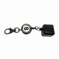 Billiard Chalk Holder Clip Metal Retractable Chalk Holder Transparent Sports Accessory
