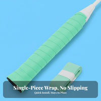 Badminton Racket Grip Sweat-Absorbent Badminton Racket Quick-Absorbent Wrap-Fast-Evaporating Anti-Slip Handle Grip for Athletes, Cyclists