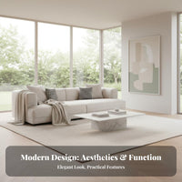 Curved Corner Sofa Italian design Curved L-Shaped Lounger Minimalist Design Living Room Furniture for Homeowners, Young Adults, Lounge Area, Apartment
