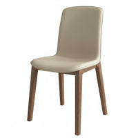 Nordic Aesthetic Upholstered rearrest Seat Modern Design Upholstered Side Chair Minimalist design Dining Seating Armless for Restaurant Owners, Apartment Dwellers, Interior Designers, Kitchen, Cafe, Home Office