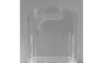 Acrylic Magazine Rack Glossy Finish Magazine Rack Handle Opening Stand
