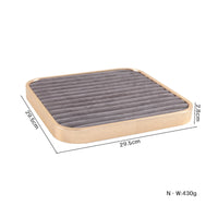 Aluminum Alloy Square Jewelry Display Tray Rounded Corners Striped Jewelry Organizer Tray Polished Shiny Rim Storage