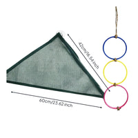 Lightweight yet Sturdy Snake Climbing Hoop Tear Resistant Pet Resting Net Net Comfortable Lounging