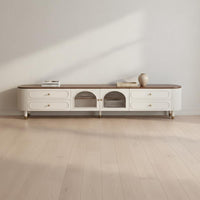 Luxury Look Coffee Table and TV Stand Set Modern Minimalist TV Stand and Coffee Table Set Clean Lines Home Furniture