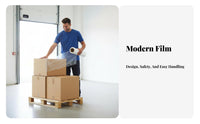 PE Stretch Film Cling Stretch Wrap Film Pallet Wrap Roll High See-Through Quality Packaging Supplies Puncture Resistant