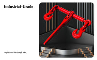 High Strength Ratchet Load Binder Drop Forged Heavy Duty Chain Binder Secure Locking for Riggers, Farmers, Transportation, Industrial Use