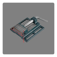 Precision Flat Jaw Vise Heavy-Duty Miniature Bench Vise Stable Clamping Workshop Tool for Workbench