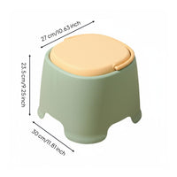 Step Stool with Handle Matte Stool Furniture for Young Children