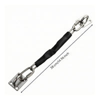 Door Security Chain Stainless Steel Door Chain Guard Hardware Anti-Forcing Heavy Duty for Homeowners, Front Doors, Hotel Rooms