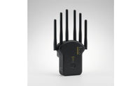 External Antennas 6-Antenna Repeater WPS Button Wall-Mounted Extender Compact Range Extender Rounded Body