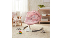 Electric Infant Swing Remote Control Infant Swing with Canopy Bluetooth Music Automatic Infant Rocker for Infants, Newborns