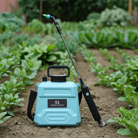 Electric Garden Sprayer with Dispensing Pole Powered Garden Sprayer with Shoulder Strap Portable for Gardeners, Yard, Patio