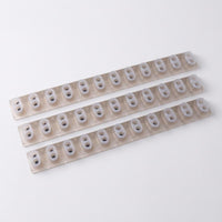 Molded Openings Conductive Rubber Strip Narrow Bar Conductive Keyboard Strip