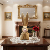 Bubble Blowing Rabbit Ornament European Design Rabbit Figurine Cute Design