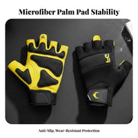 Long-Lasting Weightlifting Gloves Breathable Training Gloves Wrist Support Lightweight for Weightlifters, Athletes, Deadlifts, Deadlift