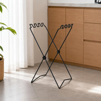Foldable Trash Bag Holder for Outdoor Camping, Kitchen, Living Room - Portable Garbage Can & Simple Storage Rack