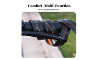 Wear-Resistant Motorcycle Grip Tape Easy to Install Anti-Slip Handlebar Wrap Shock-Absorbing for Cyclists, Motorcycling, Long Rides, Workout