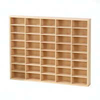Toy Car Display Shelf Open-Face Toy Car Display Case Space-Saving Compartment Shelf for Hobby Room, Playroom, Bedroom
