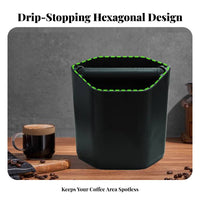 Sturdy ABS Plastic Coffee Knock Box Large Capacity Espresso Knock Box Easy to Clean for Coffee Professional S, Cafe, Restaurant