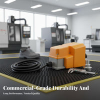automaticResetting Guarded Foot pedal controller Silver Contact Momentary Action Pedal Handsliberated Operation electronic Component sturdyDuty for Machinists, Technicians, Electricians