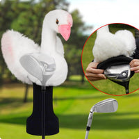 Swan Golf Head Cover Shielded Driver Head Cover Soft Sports Accessory Accessory