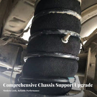 Adjustable Height Car Coil Increases Load Capacity Shock System Lift Protects Chassis Shock Absorber Bag Noise Reduction for DIY Mechanics, Auto Enthusiasts, Drivers, Transport Ing Loads, Away from Pavement-Road, Daily Driving, Garage
