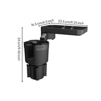 Multi-Functional Car Cup Holder with Tray Stable Car Cup Holder Tray Elevated Organizer Compact for Commuters