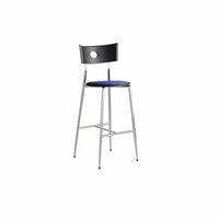 Nordic Design Wireframe Counter Stool With Backrest Bar Chair Minimalist aesthetic Home Furniture Built-in Footrest for Interior Designers, Business Owners, Restaurant, Kitchen Island, Dining Room, leisure Area