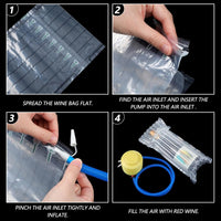 Reusable Inflatable Wine Bottle Protector Bag for Travel