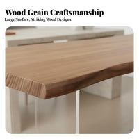 Uncut Edge Levitating Table Single Slab Top Work Desk Versatile Household Furniture for Students, Design Enthusiasts, Home Office, Study, Living Room