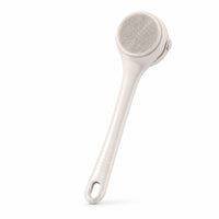 Electric Body Brush with Long Handle Interchangeable Electric Bath Brush Long-Handle Body Scrubber Rotating Exfoliating