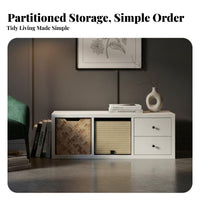 Multi-Functional Cube Storage Organizer Large Capacity Cube Organizer Modular Design Bookcase Sturdy and Stable for Apartment Dwellers, Homeowners, Students, Living Room, Bedroom, Playroom