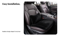 velvety Texture Backless Car Seat Mat all-year Use Car Seat Protector Universal Fit Vehicle Accessory Non-Slip Backing for motorists, Passengers, Commuters, extended-journey journey, Driving, pickup