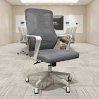 Mesh Office Chair Ergonomic Office Chair High-Back Seating for Telecommuters, Professionals, Conference Room, Study