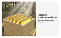 Plastic Beehive Frame Sturdy Bee Feeder Frame in-Colony Bee Feeder Easy to Clean Apiary Equipment for Hobbyists