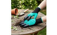 Non-Slip Gardening Gloves with Claws Breathable Clawed Garden Gloves Waterproof Safety Gear for Gardeners